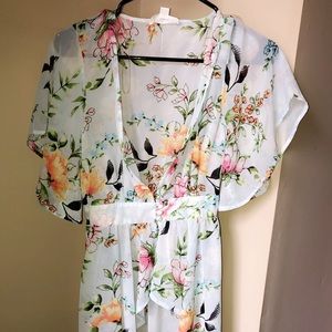 FLORAL DUSTER